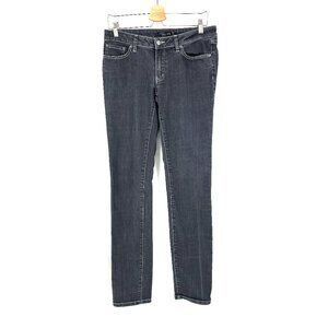 Prana stretch jeans charcoal gray skinny fit outdoor casual low mid rise 8 29